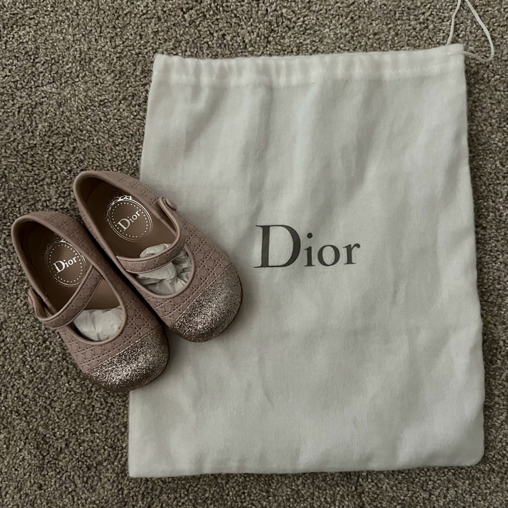 Baby Dior ballet flats - size 20 (US size 5)